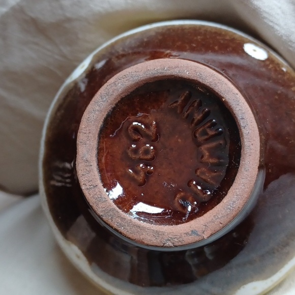 Vintage MCM Ceramic Picture, approx 5" tall, gold luster inside & top Germany462 - Picture 6 of 8